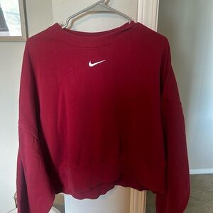 Nike Cropped Crewneck Sweatshirt